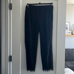 J. Crew lace pants with elastic waist and pockets